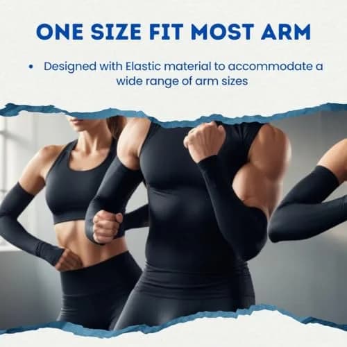 FOOTINSOLE.COM Cooling Arm Sleeves White + Gray 2 Pairs | UPF 50+ UV Protection for Sports thumbnail 3