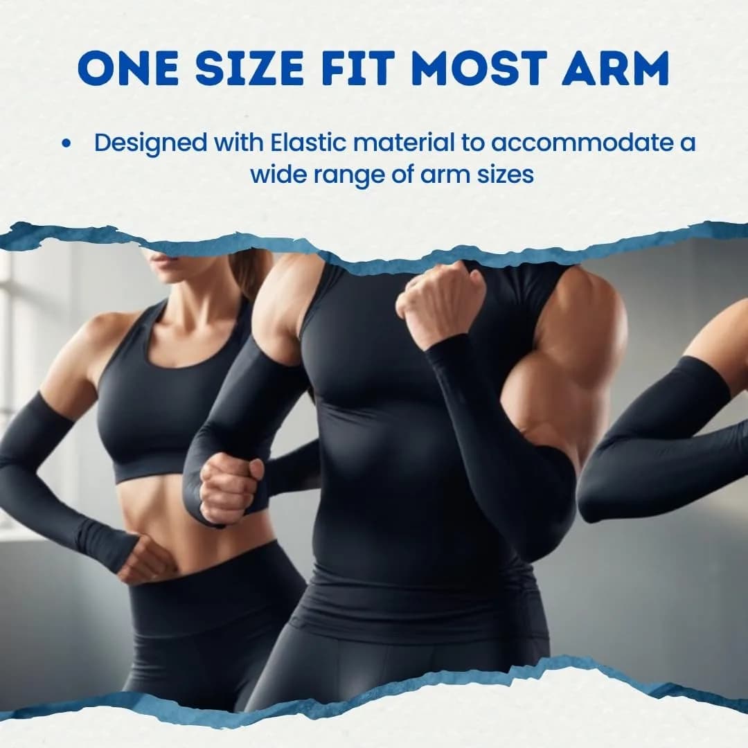 FOOTINSOLE.COM Cooling Arm Sleeves White + Gray 2 Pairs | UPF 50+ UV Protection for Sports - view 3