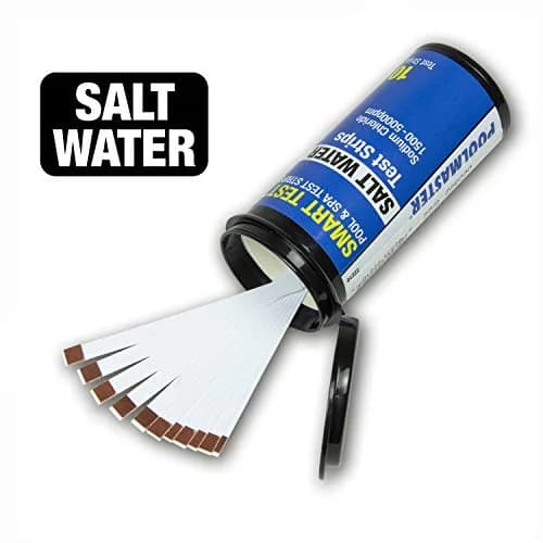 Poolmaster Salt Water Swimming Pool and Spa Water Chemistry Testing Strips 10 Count | Tests Sodium Chloride 1500-5000ppm thumbnail 4