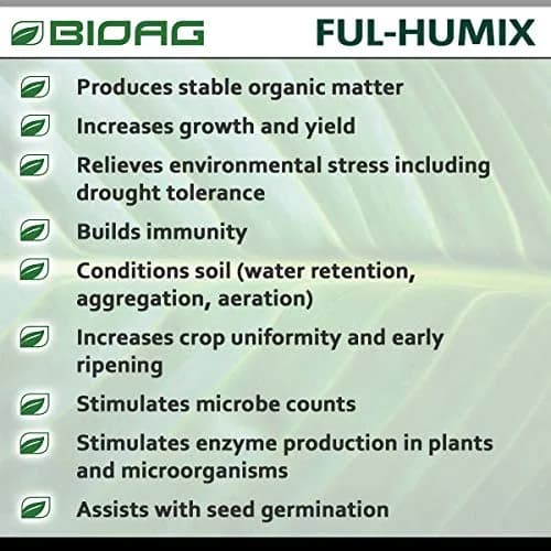 BioAg Ful-Humix Organic Humic Acid Soil Dry Amendment | Increases Yield & Nutrient Uptake (1 kg) thumbnail 2
