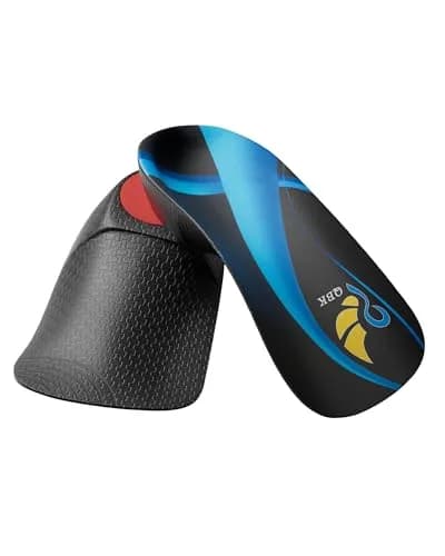 QBK 3/4 High Arch Support Insoles | Relief for Plantar Fasciitis & Flat Feet, Men & Women thumbnail 1