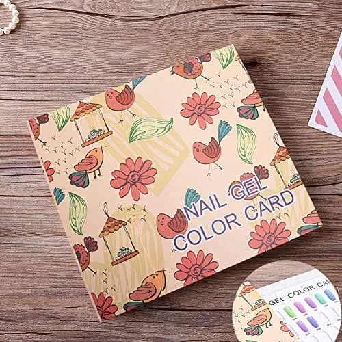 Noverlife 120 Colors Nail Display Book, Nail Gel Polish Swatch Book, 120 Nail Tips | Colorful Nail Art Organizer with 120 Tips for Salon & DIY thumbnail 4