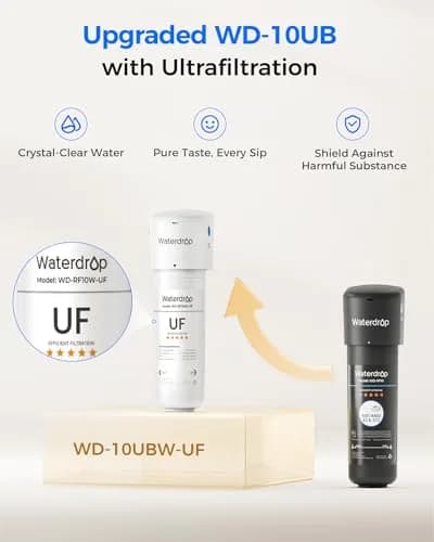 Waterdrop 10UBW-UF Ultra Filtration Under Sink Water Filter System 11000 Gallons | Reduces Lead Chlorine Taste Odor thumbnail 3