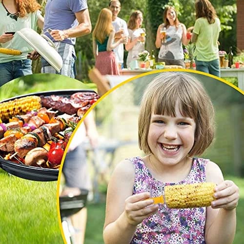 DySaLic Corn Holders Set, 20PCS Stainless Steel Corn Cob Holders | Safe & Mess-Free Eating thumbnail 6