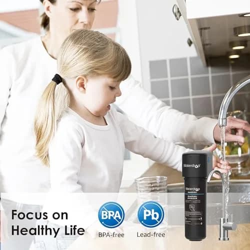 Waterdrop 10UB-B Under Sink Water Filter System with Black Faucet, 11000 Gallons (41635 Liters) | NSF/ANSI Certified for Lead & Chlorine Reduction thumbnail 9