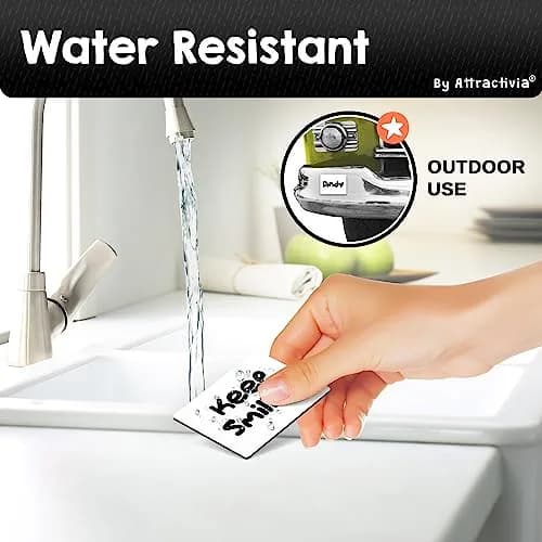 Attractivia Dry Erase Magnetic Labels 2.8 x 1.8 in | Reusable Whiteboard Labels for Office, Home & School thumbnail 7