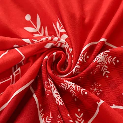 Ogrmar 4PCS Stretch Removable Washable Dining Chair Protector Slipcovers Christmas Decoration/Home Decor (17.7-25.6 inch Back Height) thumbnail 5
