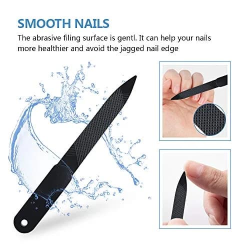 Adulahi Nail Clippers Set 3PCS | Stainless Steel, Curved Blades, Leather Case thumbnail 4