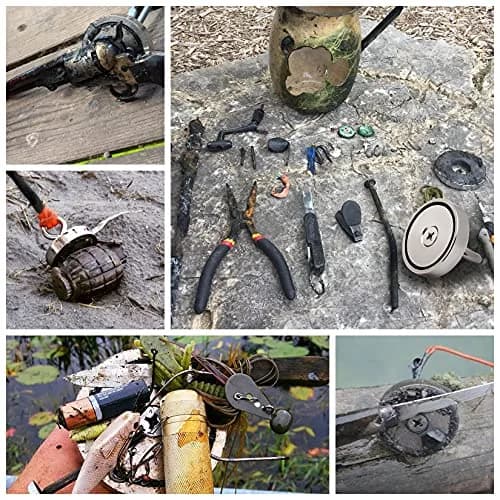 FINDMAG 500 LB Neodymium Fishing Magnet Kit 60mm (2.36 Inch) Diameter | Heavy Duty Underwater Retrieving Tool thumbnail 6