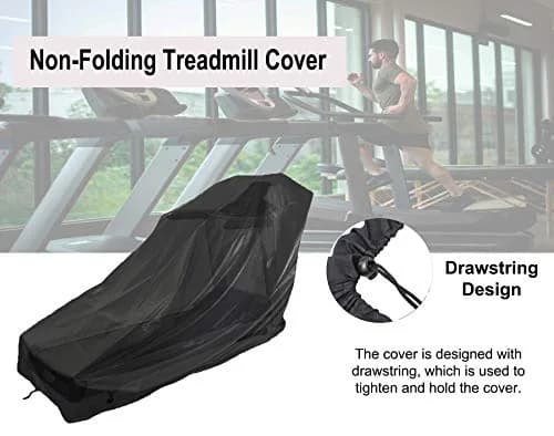 MaWGcowerd Non-Folding Treadmill Cover — 200cm x 96cm x 150cm | Waterproof Oxford Fabric for Home Gym Protection thumbnail 2