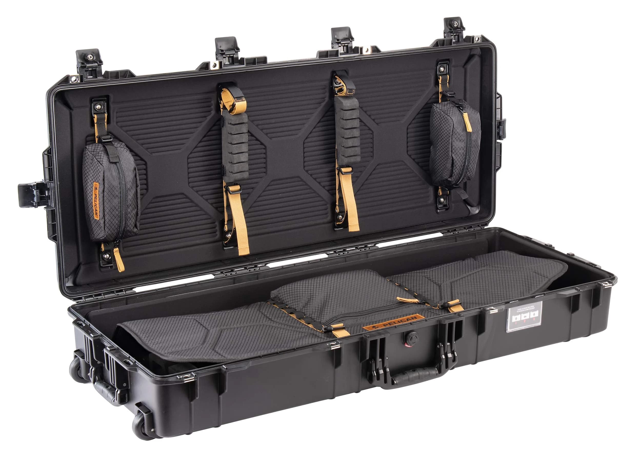 Pelican Vault V300 Large Case with Foam Insert | Crushproof, Weather Resistant, 17.5 lbs — Black