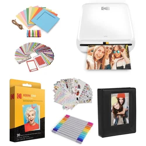 KODAK Step Wireless Mobile Photo Printer White Gift Bundle | Prints 2x3" Photos Instantly thumbnail 1