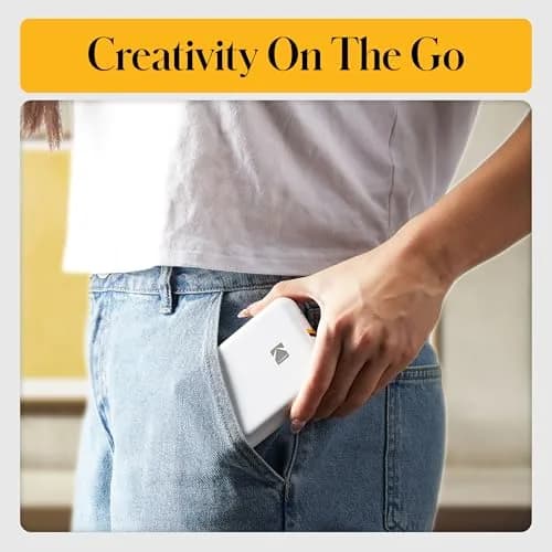 KODAK Step Wireless Mobile Photo Printer White Gift Bundle | Prints 2x3" Photos Instantly thumbnail 8