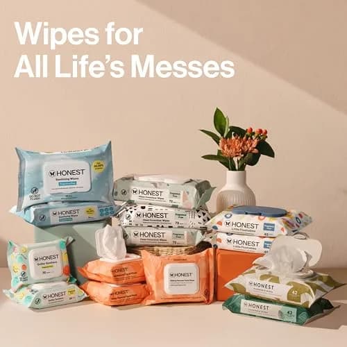 The Honest Company Organic Cotton Dry Wipes 192 Count | Hypoallergenic & Fragrance-Free for Sensitive Skin thumbnail 8