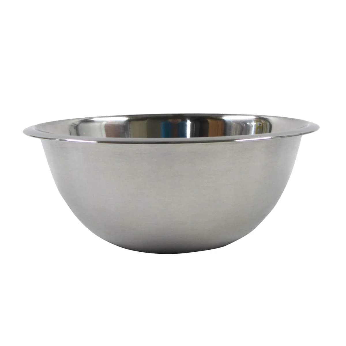 TG,LLC Medium Stainless Steel 3 Quart (2.84 L) Mixing Bowl | Polished Mirror Finish for Baking & Cooking — Stainless-steel