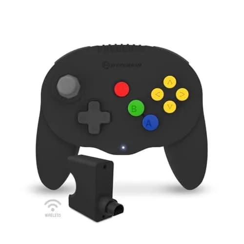 Hyperkin Admiral Wireless BT Controller for Nintendo 64 (Space Black) | Ergonomic, High-Performance Gaming thumbnail 2