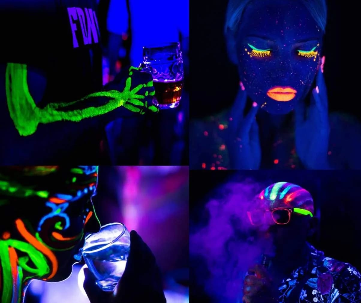 HouLight LED Blacklight Tube 6W (18cm / 0.4lb) | 395-400nm UV Glow for Parties & Art - view 2