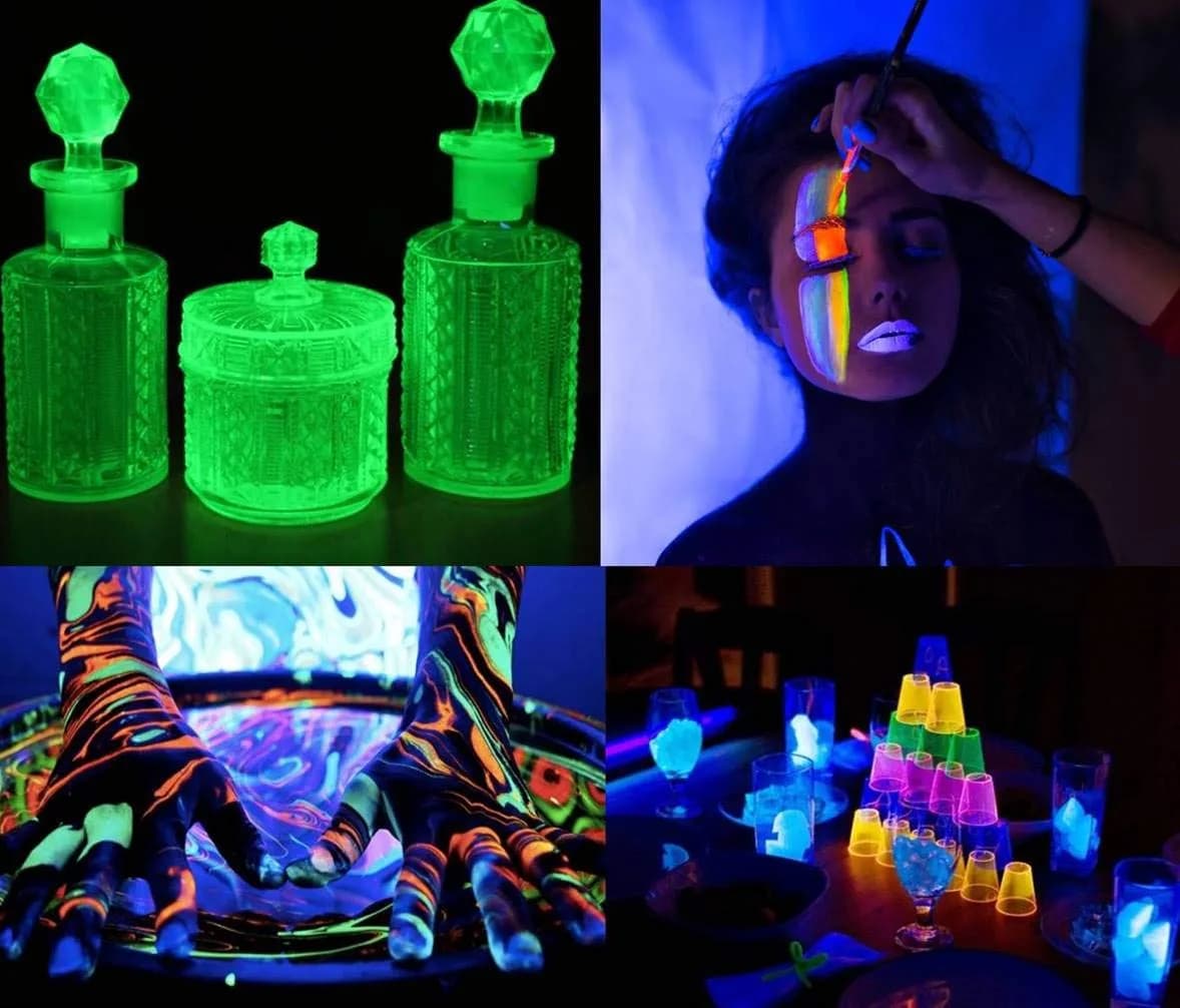HouLight LED Blacklight Tube 6W (18cm / 0.4lb) | 395-400nm UV Glow for Parties & Art - view 3