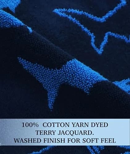 ORIGINAL KIDS Navy Blue Wash Cloth Set of 12 | 30cm x 30cm (12x12 Inch) 100% Cotton thumbnail 5