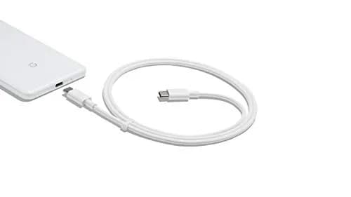 Google USB-C to USB-C Cable 1m (3.3ft) White | Fast Charging & Data Sync thumbnail 2