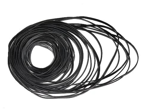 MEFONKOU 50 Pcs Rubber Drive Belts 3mm Width (40-135mm Mix) | Restore Cassette Deck Sound Quality thumbnail 1