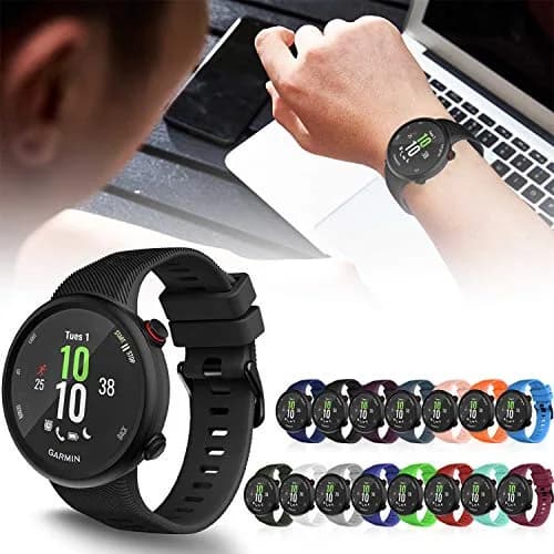 TopPerfekt Silicone Watch Band Compatible with Garmin Forerunner 45 and Swim 2 | Sport & Comfortable Fit (70-120 chars) thumbnail 7