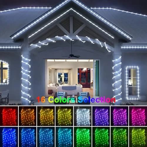 OMIKA 33ft 100 LED Rope Lights | 16 Color Changing, 132 Modes, Battery & USB Powered thumbnail 2