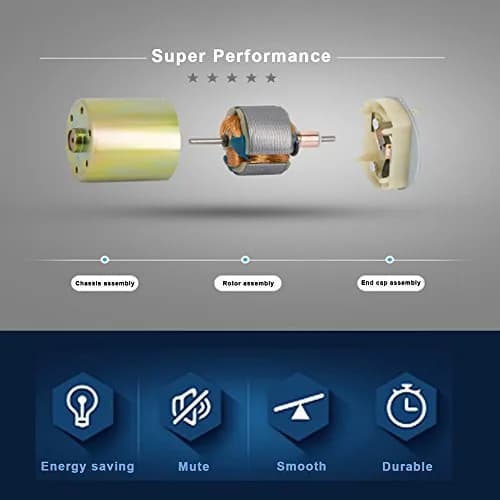 Greartisan DC 24V 50RPM Gear Motor High Torque Electric Micro Speed Reduction Geared Motor 37mm Diameter Gearbox thumbnail 3
