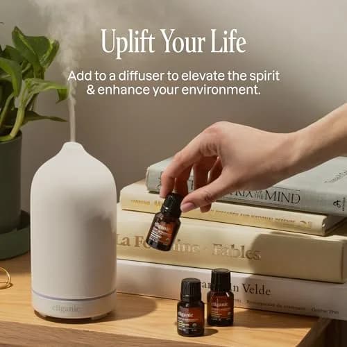 Cliganic Organic Essential Oils Set for Home Diffuser, 0.17 Fl Oz | USDA Certified, 100% Pure, Top 5 thumbnail 8