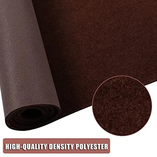 ZGR HOME&GARDEN Chocolate Brown Runner Rug 61cm (2 ft) x 183cm (6 ft) | Non-Slip Rubber Backing for Hallways & Kitchens thumbnail 4