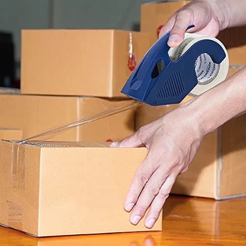 Amazon Basics Heavy Duty Packaging Tape with Dispenser 1.88" x 22.2 yds (5.03 cm x 20.3 m) 6-Pack | Strong Adhesive for Shipping & Moving thumbnail 6