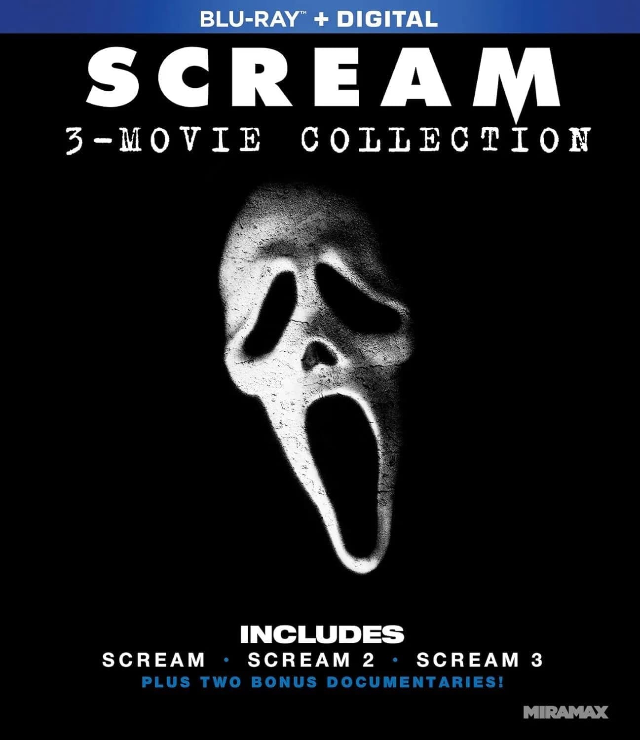 Paramount Scream 3 Movie Collection | Horror Trilogy on Blu-ray (3 Discs, Region 1, 111-117 min each)