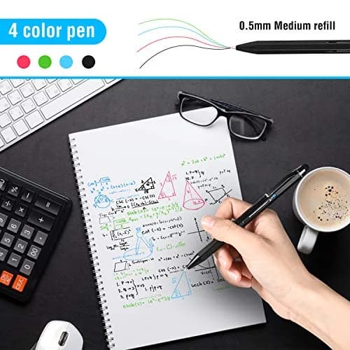 SMTTW 5-in-1 Stylus Pen & Multicolor Ballpoint Pen with Metal Gift Box | Smooth Ink Flow thumbnail 5