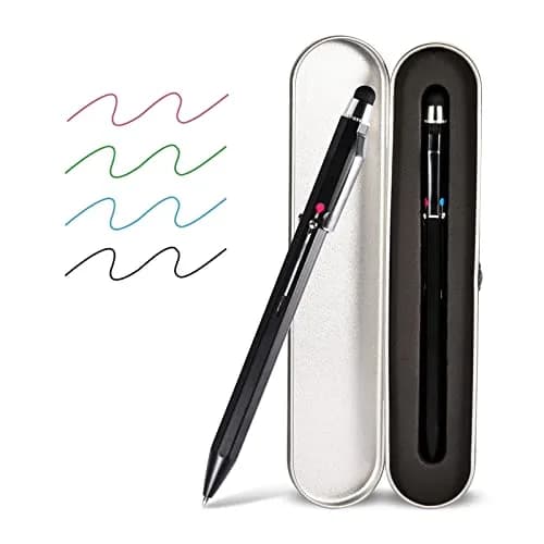 SMTTW 5-in-1 Stylus Pen & Multicolor Ballpoint Pen with Metal Gift Box | Smooth Ink Flow thumbnail 1