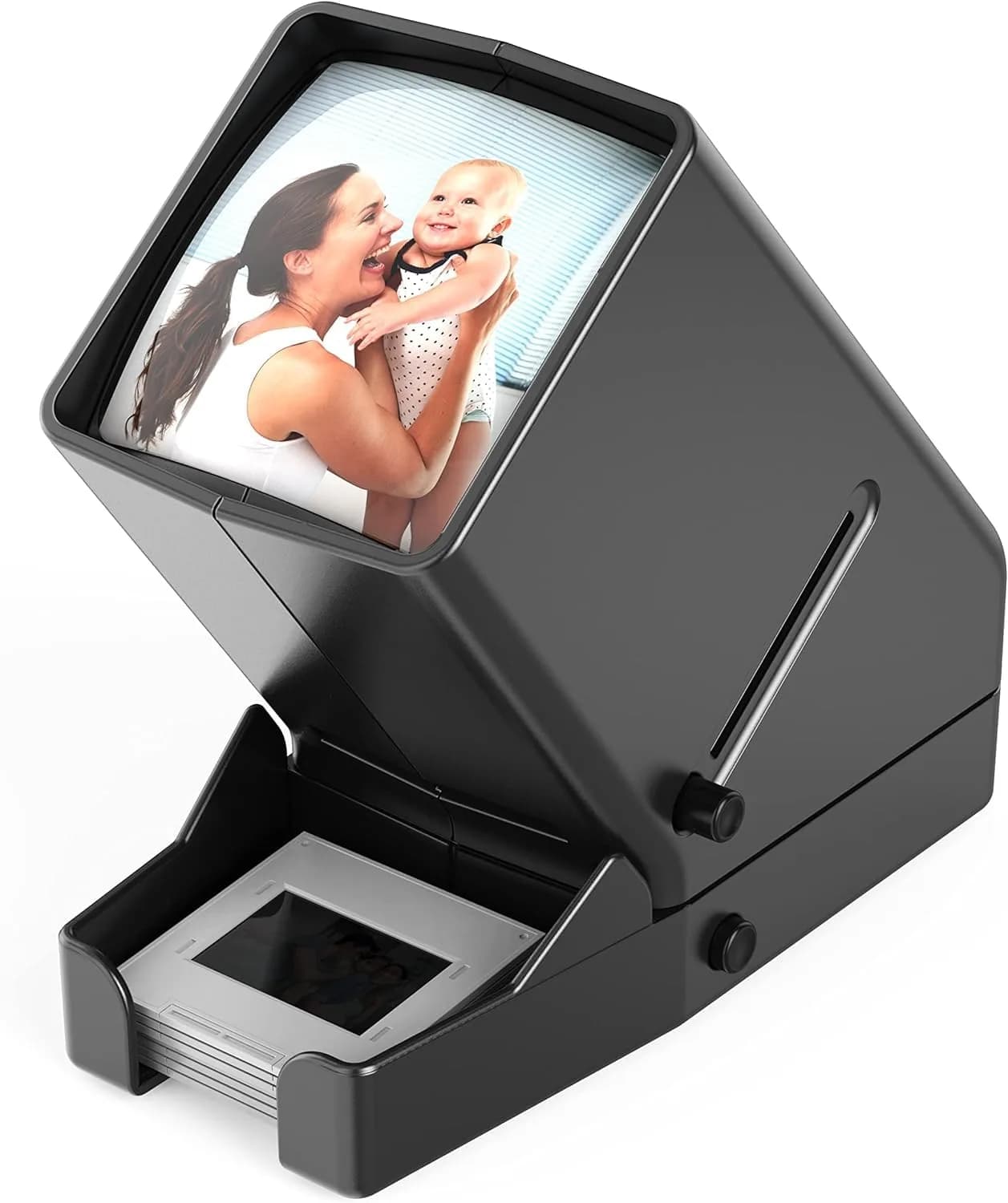 DIGITNOW 35mm Slide and Film Viewer, 3X Magnification, Battery Operation, LED Lighted Illuminated Viewing –for 35mm Slides & Positive Film Negatives - main product image