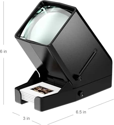 DIGITNOW 35mm Slide and Film Viewer, 3X Magnification, Battery Operation, LED Lighted Illuminated Viewing –for 35mm Slides & Positive Film Negatives thumbnail 6