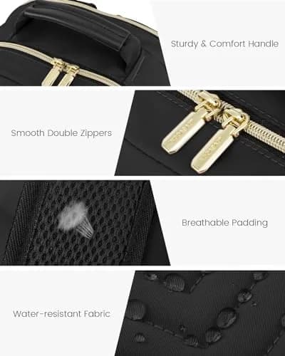 LOVEVOOK 15.6 Inch Laptop Backpack Purse for Women | Water-Resistant, USB Port, Daypack for Work & Travel thumbnail 7