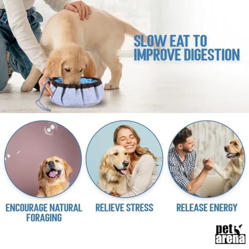 PET ARENA Adjustable Snuffle Mat for Dogs 1 Count (Pack of 1) | Puzzle Feeder Toy for Mental Stimulation thumbnail 5