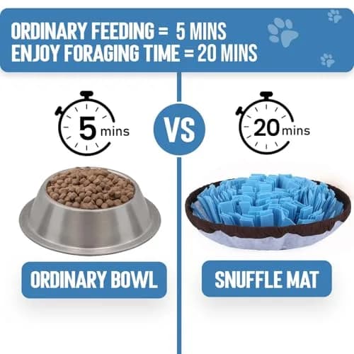 PET ARENA Adjustable Snuffle Mat for Dogs 1 Count (Pack of 1) | Puzzle Feeder Toy for Mental Stimulation thumbnail 6
