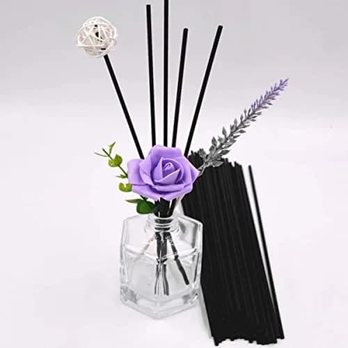 PLYXQ Black Fiber Reed Diffuser Sticks 18cm (7 Inch) - 100 Count | Natural Scent Diffusion thumbnail 7