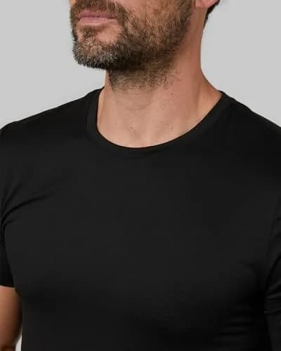 32 Degrees Men's 4 Pack Cool Classic Crewneck T-Shirt XX-Large Black | Quick Dry Anti-Odor 4-Way Stretch thumbnail 2