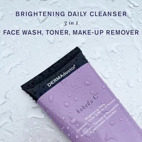 DERMAdoctor Vitamin C Face Wash, 2.37 oz | 3-in-1 Cleanser, Brightening & Hydrating thumbnail 9