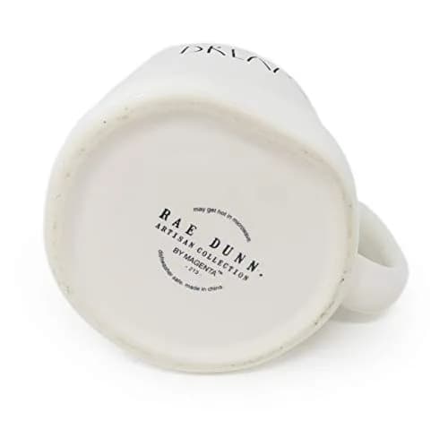 Rae Dunn by Magenta DREAMER Ceramic 16 Ounce Coffee Mug | Handcrafted Look with Unique Imperfections thumbnail 2