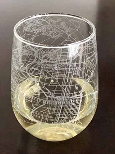 Or Something Stemless 17oz Wine Glass Urban City Map Philadelphia Pennsylvania | Dishwasher Safe thumbnail 2
