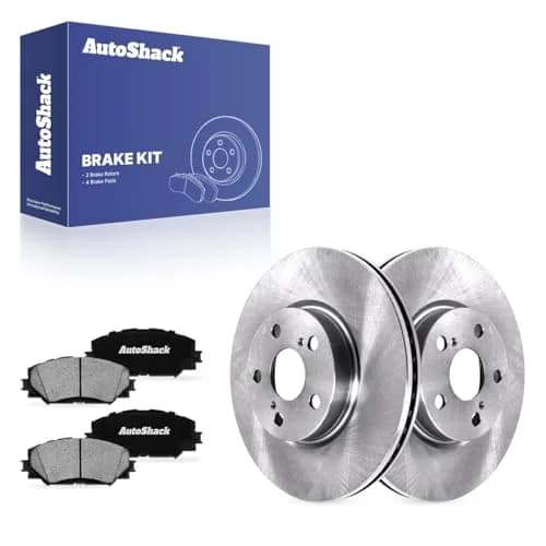 AutoShack Front Brake Rotors Vented 10.83" (275 mm) & Ceramic Pads | Reliable Brake Kit for Toyota & Scion thumbnail 1