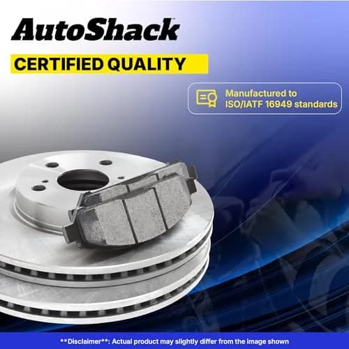 AutoShack Front Brake Rotors Vented 10.83" (275 mm) & Ceramic Pads | Reliable Brake Kit for Toyota & Scion thumbnail 5