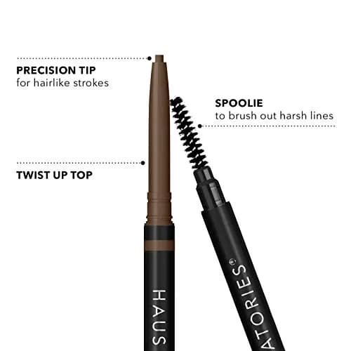 Haus Laboratories THE EDGE Micro-Tip Precision Brown Pencil Dark Brown | Cruelty-Free & Unisex thumbnail 4