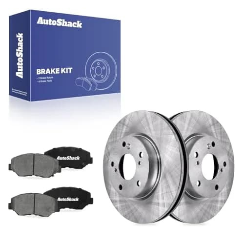 AutoShack Front Brake Rotors Vented 11.1" (281.95 mm) & Ceramic Pads | Dependable Stopping Performance thumbnail 1