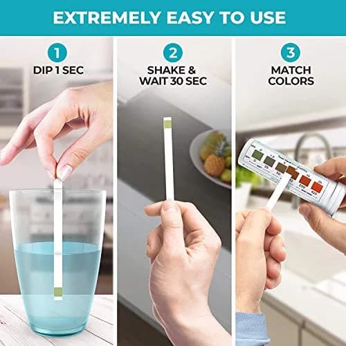 VARIFY Water Hardness Test Kit 150 Strips | Test Drinking Water, Wells, Pools, Spas thumbnail 2