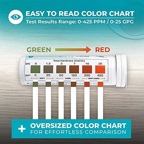 VARIFY Water Hardness Test Kit 150 Strips | Test Drinking Water, Wells, Pools, Spas thumbnail 3